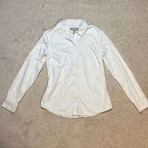 Banana Republic White Button Down Shirt